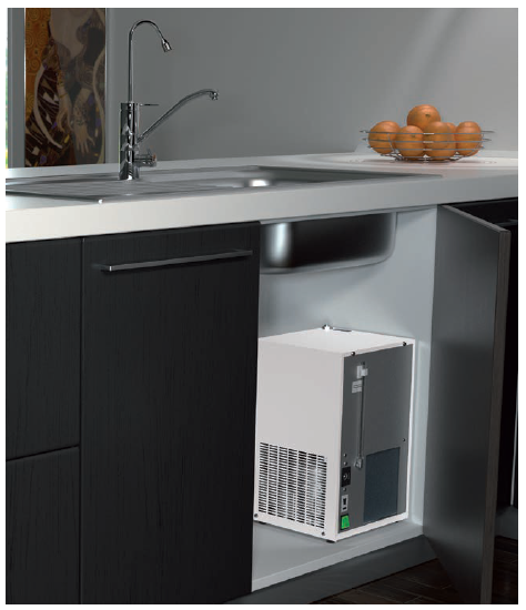 J-Class bajo mostrador - dispensador de agua gasificada