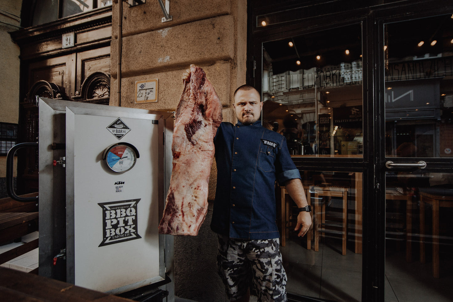 BBQ Pitbox Reverse Flow